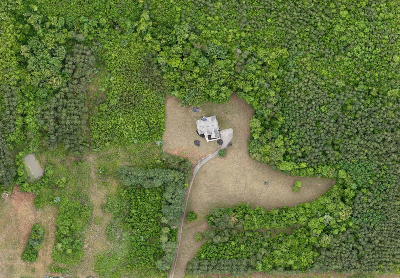 Top-down overhead aerial mapping frame