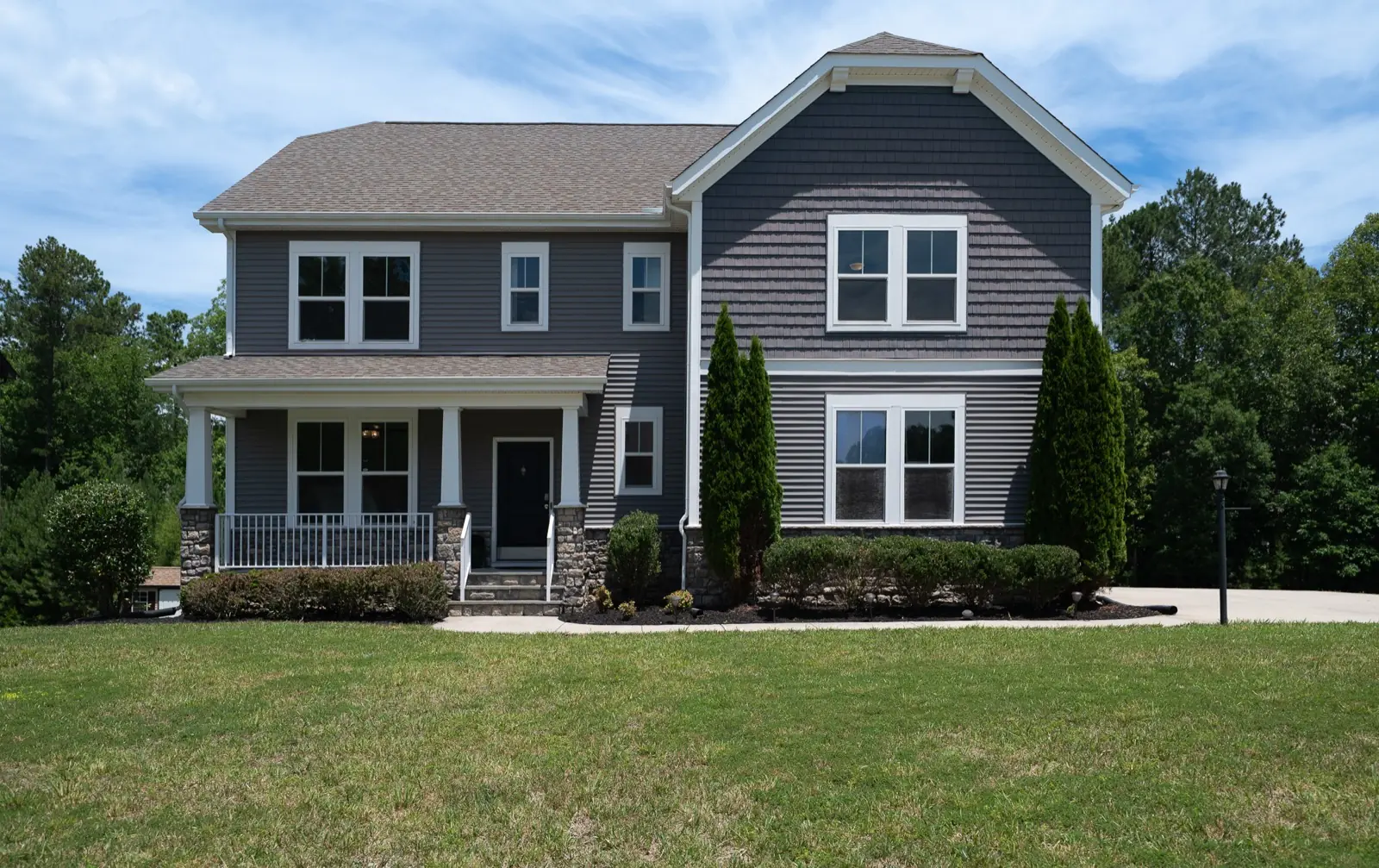 Aerial real estate photo of a Richmond, VA home